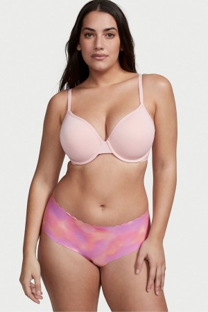 Victoria's Secret Sexy Illusions by Victorias Secret No Show Cheeky Knickers Rose | YOCI-37098