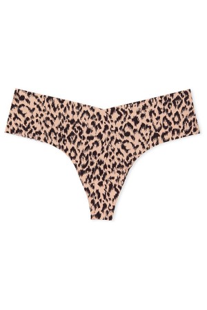 Victoria's Secret Sexy Illusions by Victorias Secret No Show Lanières Knickers Marron | FBIS-10324