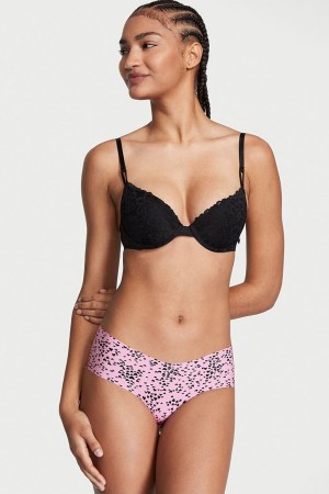 Victoria's Secret Sexy Illusions by Victorias Secret No Show Cheeky Knickers Noir | TFWK-43705