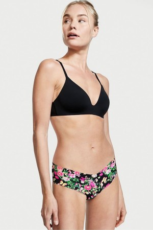 Victoria's Secret Sexy Illusions by Victorias Secret Smooth No Show Hipster Knickers Noir | FOMW-70198