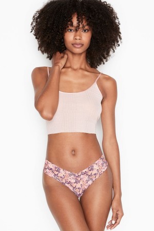 Victoria's Secret Sexy Illusions by Victorias Secret No Show Lanières Knickers Almost Nude | CSZK-69084