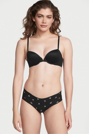 Victoria's Secret Sexy Illusions by Victorias Secret No Show Cheeky Knickers Noir | NVRH-32890