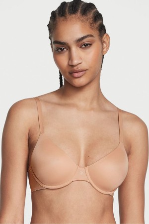 Victoria's Secret Sexy Illusions by Victorias Secret Angelight FullCoverage Smooth Bra Praline Nude | EYNR-91726