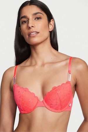 Victoria's Secret Sexy Tee Dentelle Lightly Doublée T-Shirt Bra Corail Orange | WUQO-92180