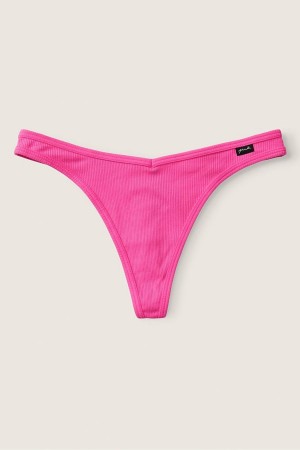 Victoria's Secret Stretch Coton Coton Lanières Knickers Rose | BCGM-48795