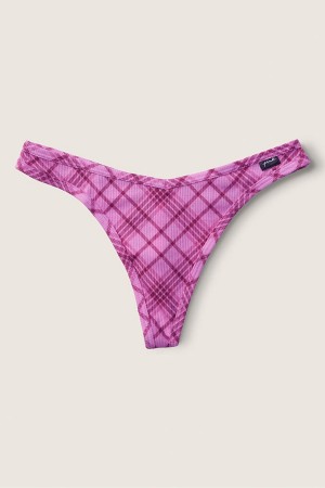 Victoria's Secret Stretch Coton Coton Lanières Knickers Rose | TSDG-14628