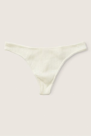 Victoria's Secret Stretch Coton Coton Lanières Knickers Rose | OANJ-10349