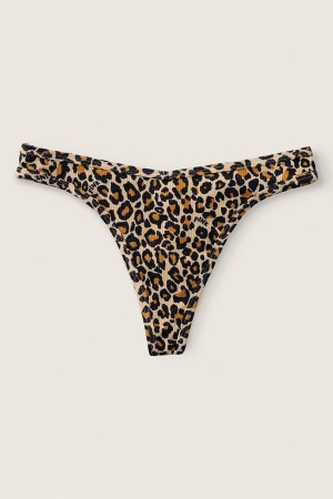 Victoria's Secret Stretch Coton Coton Lanières Knickers Natural Leo | XKFD-74908