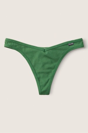 Victoria's Secret Stretch Coton Coton Lanières Knickers Vert | MXFG-97082