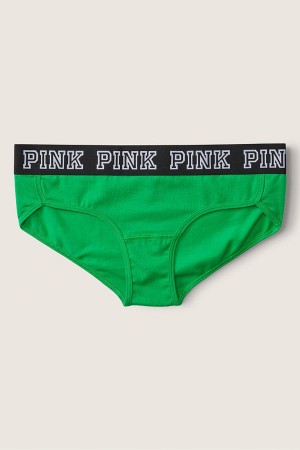 Victoria's Secret Stretch Coton Coton Logo Hipster Knickers Vert | DTGY-39501