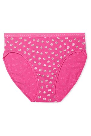 Victoria's Secret Stretch Coton Stretch Coton High Leg Brief Knickers Rose | ISYC-03264