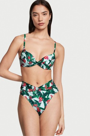 Victoria's Secret Swim Bikini Top Bleu | UQEZ-87340