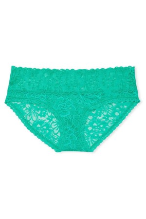 Victoria's Secret The Lacie Dentelle Hipster Knickers Vert | ECWK-43168