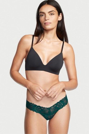 Victoria's Secret The Lacie Dentelle Lanières Knickers Noir | AGCD-36095