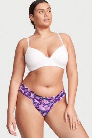 Victoria's Secret The Lacie Dentelle Lanières Knickers Violette | EBQS-57693