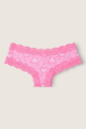 Victoria's Secret The Lacie Dentelle Trim Cheeky Knickers Noir | OYXV-32548