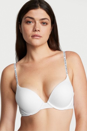 Victoria's Secret The T-Shirt Add 2 Cups T-Shirt Plunge Bra Noir | WGQP-73248