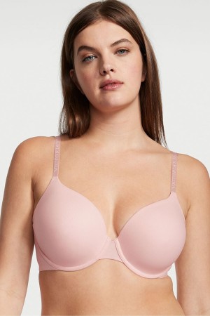 Victoria's Secret The T-Shirt Bombshell Front Fixation Push Up Bra Rose | IHVZ-37948