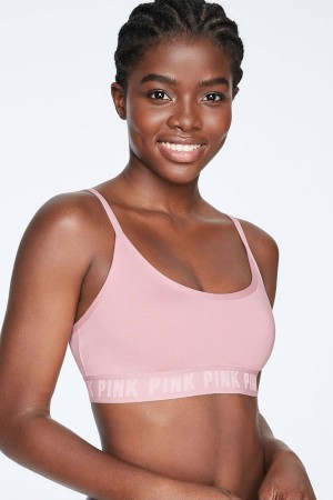 Victoria's Secret Ultimate Scoop Lightly Doublée Sports Bra Rose | LFBC-64973