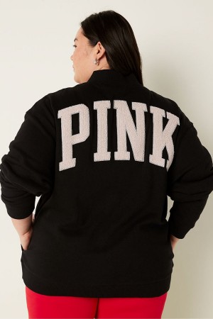 Victoria's Secret Varsity Jacket Noir | EGXJ-30546