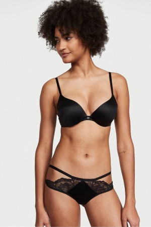 Victoria's Secret Very Sexy Dentelle Cheeky Knickers Noir | DTIA-97160