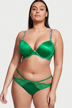 Victoria's Secret Very Sexy Dentelle Cheeky Knickers Vert | FHRO-90517