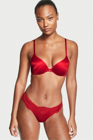 Victoria's Secret Very Sexy Dentelle Lanières Knickers Rouge | PBWI-91620