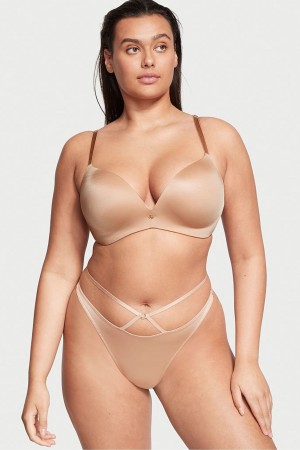 Victoria's Secret Very Sexy Lanières Lanières Knickers Sweet Praline Nude | PFYO-64103