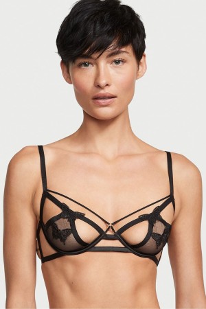 Victoria's Secret Very Sexy Open Cup Demi Bra Noir | JAPK-92756