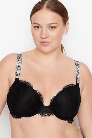 Victoria's Secret Very Sexy Shine Brides Push Up Bra Noir | KDRJ-71392