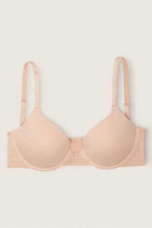 Victoria's Secret Wear Everywhere Front Fixation Lightly Doublée T-Shirt Bra Beige | JMAV-21360