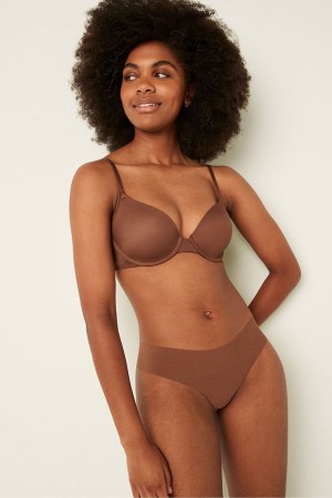 Victoria's Secret Wear Everywhere Smooth Lightly Doublée T-Shirt Bra Soft Cappuccino Nude | AJHE-72135