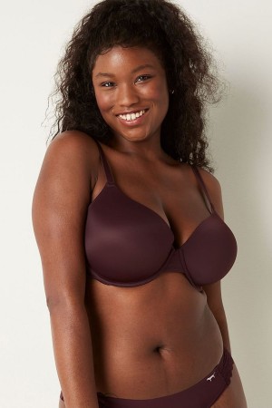 Victoria's Secret Wear Everywhere Smooth Lightly Doublée T-Shirt Bra Cafe Marron | XSIN-97052