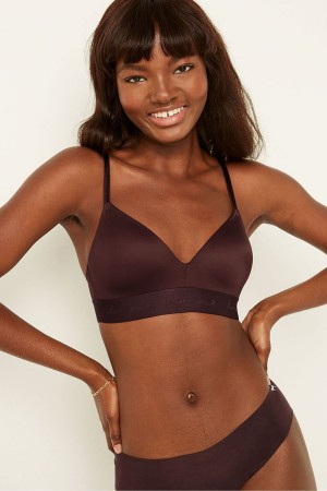 Victoria's Secret Wear Everywhere Smooth Lightly Doublée Non Wired T-Shirt Bra Marron | XDPS-32954