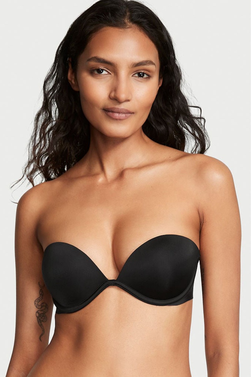 Victoria's Secret Bare Smooth Every Way Strapless Multiway Bra Noir | YVWD-30965