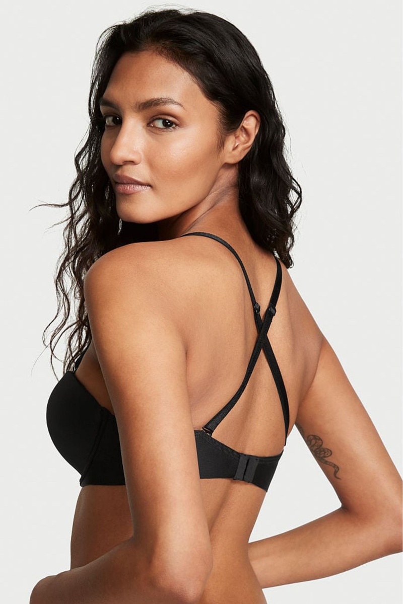 Victoria's Secret Bare Smooth Every Way Strapless Multiway Bra Noir | YVWD-30965