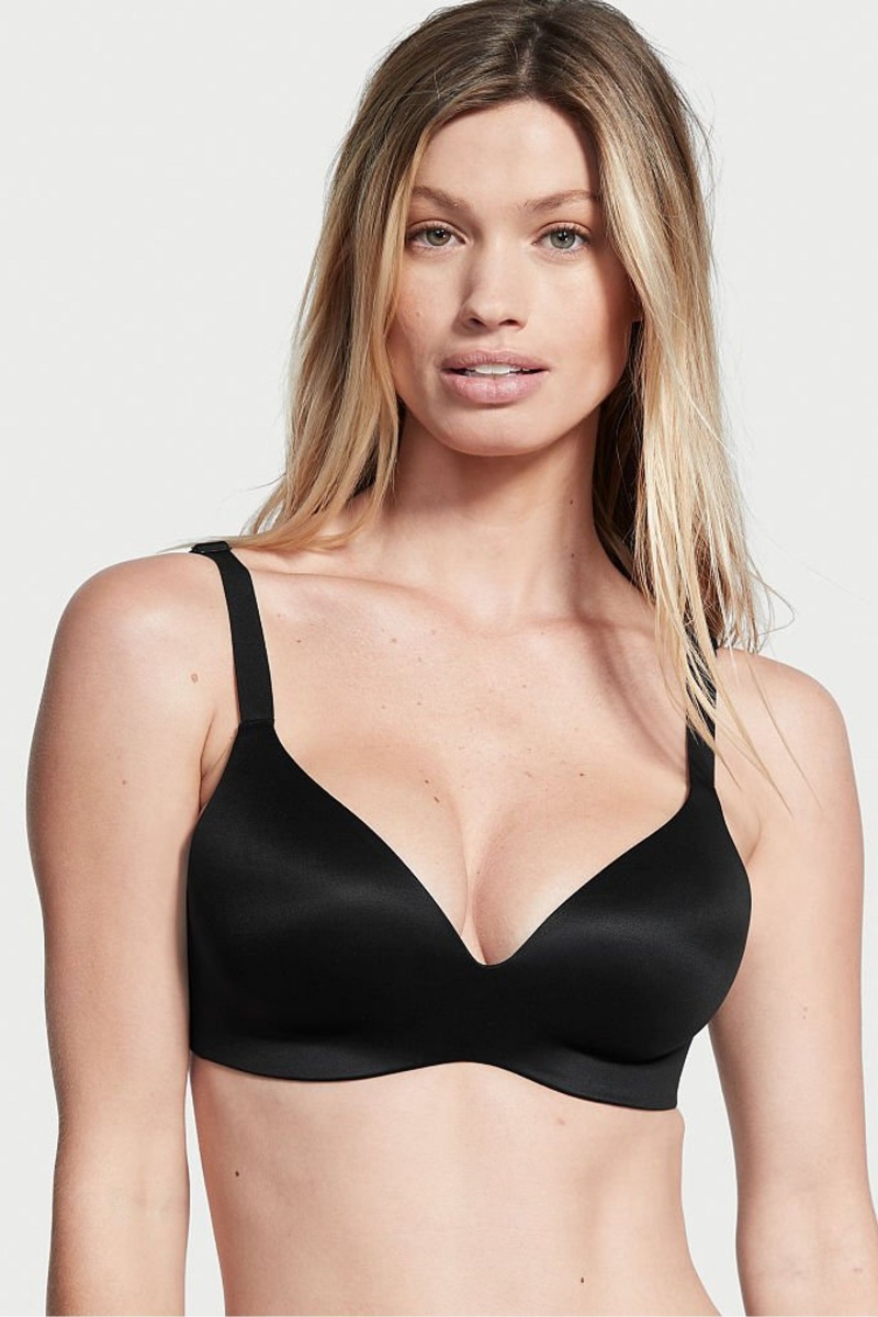 Victoria's Secret Bare Smooth Lightly Doublée Non Wired Full Cup Bra Noir | TUOM-24356