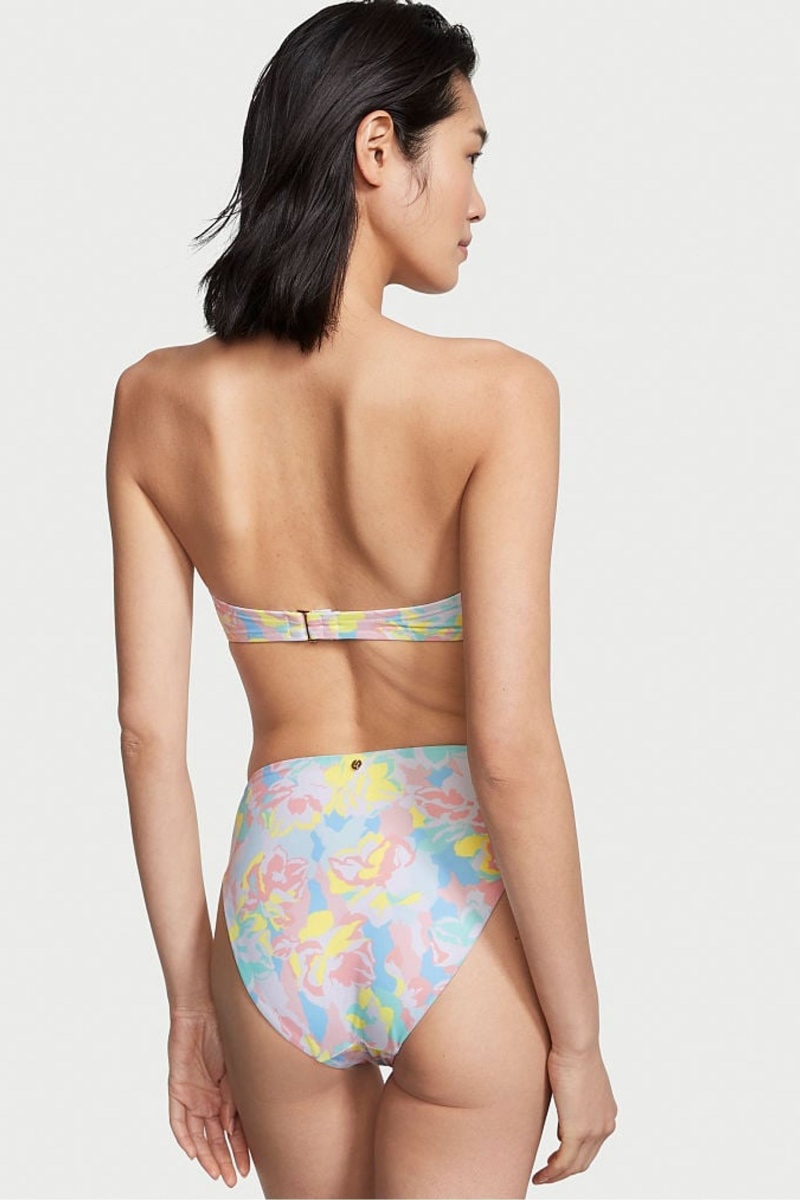 Victoria's Secret Bikini Bottom Camouflage Bleu | ZCVD-71438