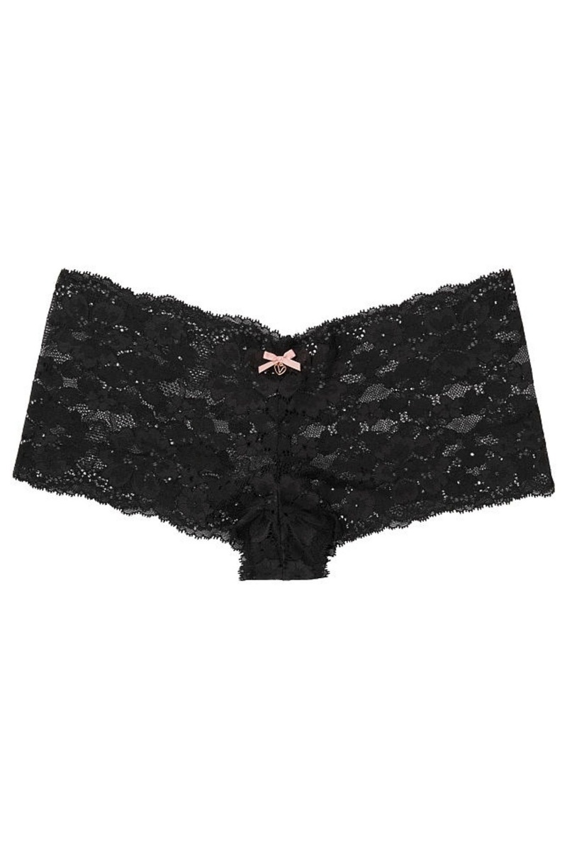 Victoria's Secret Body by Victoria Dentelle Corta Knickers Noir | KXFV-53742