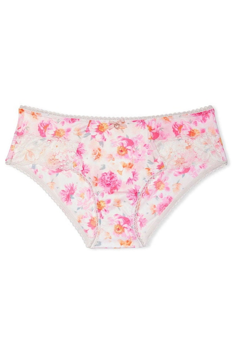 Victoria's Secret Body by Victoria Dentelle Trim Hipster Knickers Rose | HYDR-37821