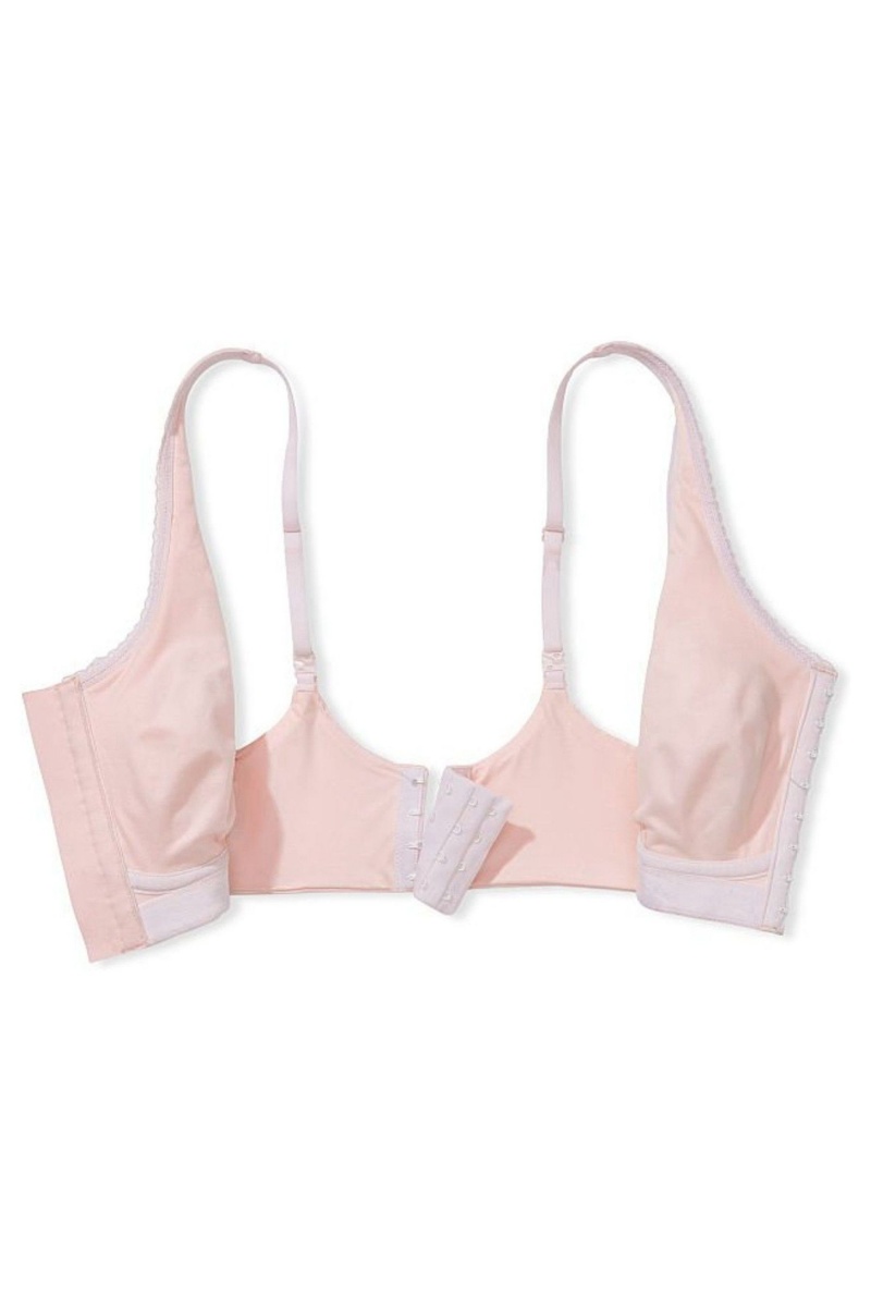 Victoria's Secret Body by Victoria Front Fixation Post Surgery Unlined Bra Rose | TNSK-57804