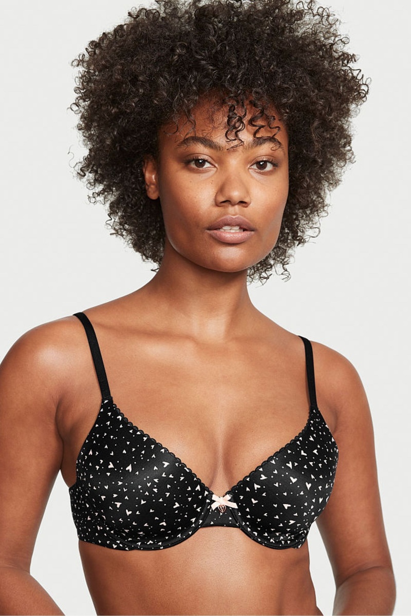 Victoria\'s Secret Body by Victoria Smooth Lightly Doublée Full Cup Bra Noir | CWBF-79501