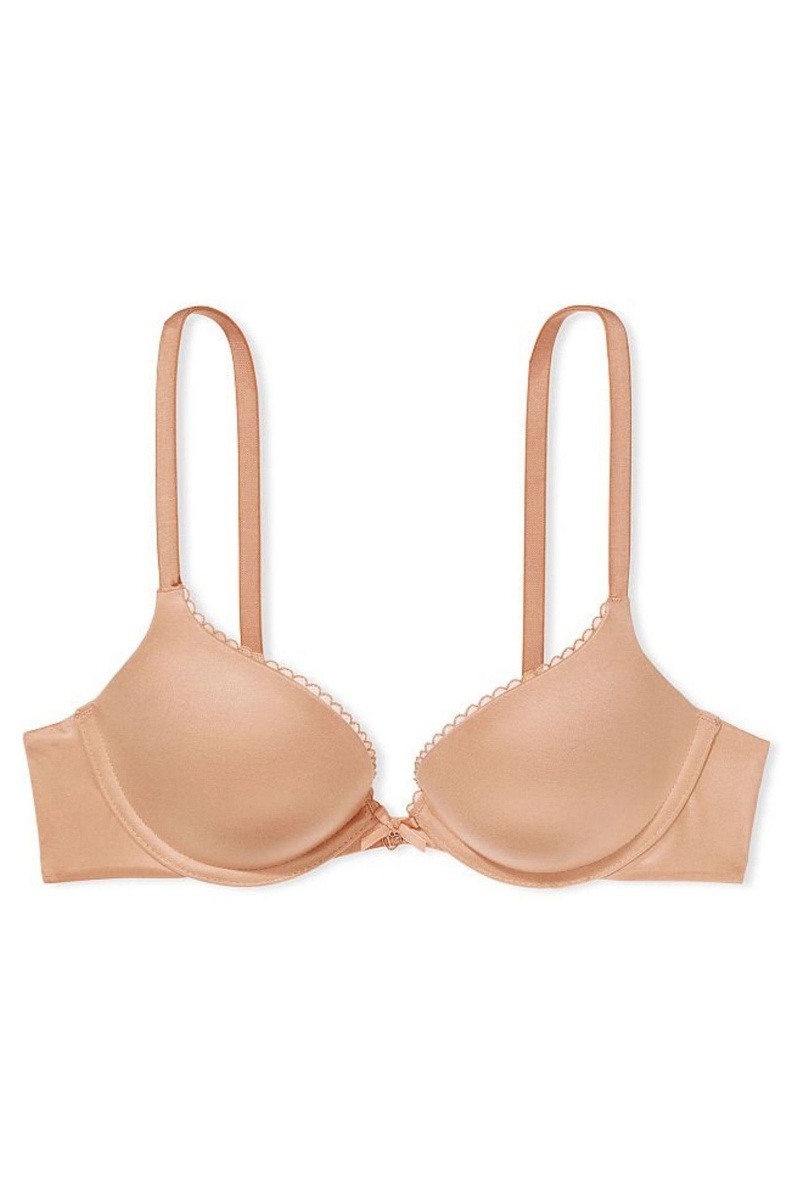 Victoria's Secret Body by Victoria Smooth Push Up Bra Toasted Sugar Nude | YRSW-45012