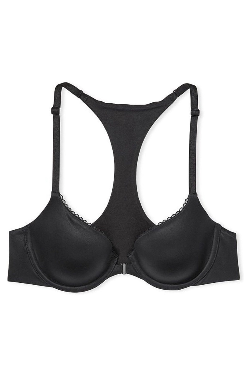 Victoria's Secret Body by Victoria Smooth Front Fixation Lightly Doublée Demi Bra Noir | YPOR-47812