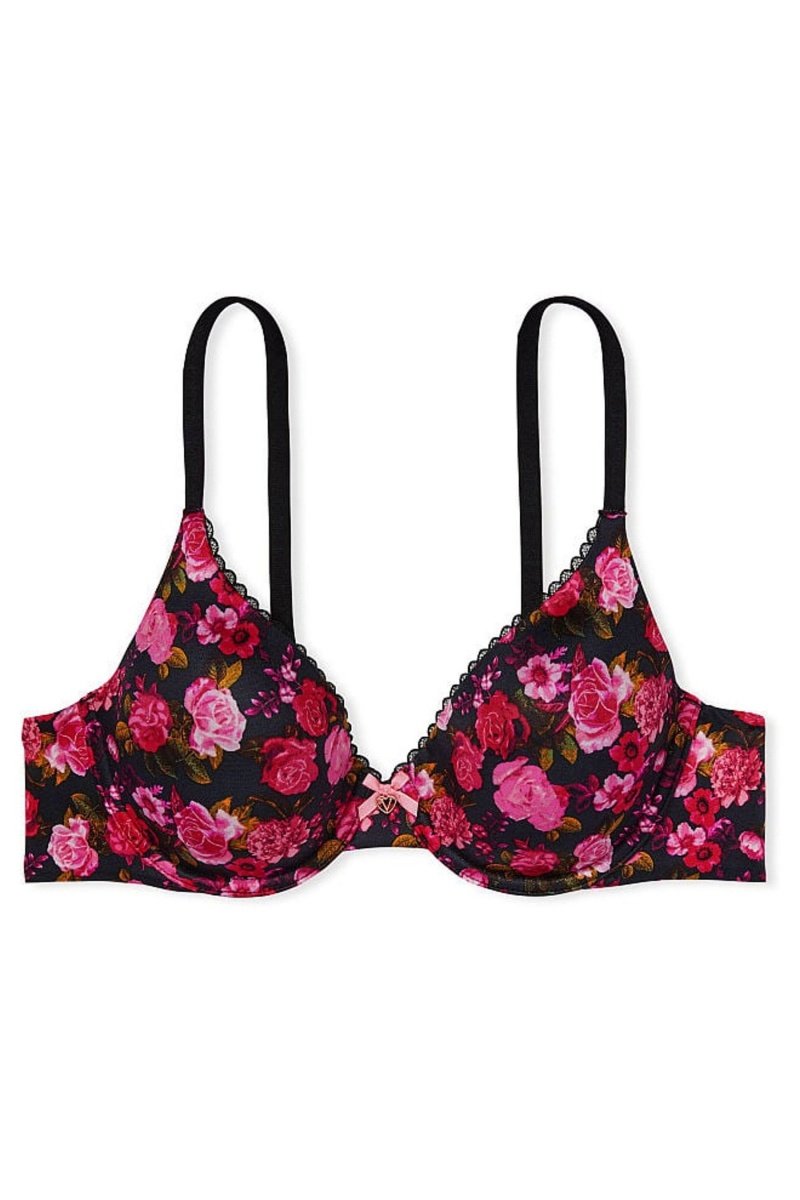 Victoria's Secret Body by Victoria Smooth Full Cup Push Up Bra Noir Rose | ERVN-95026