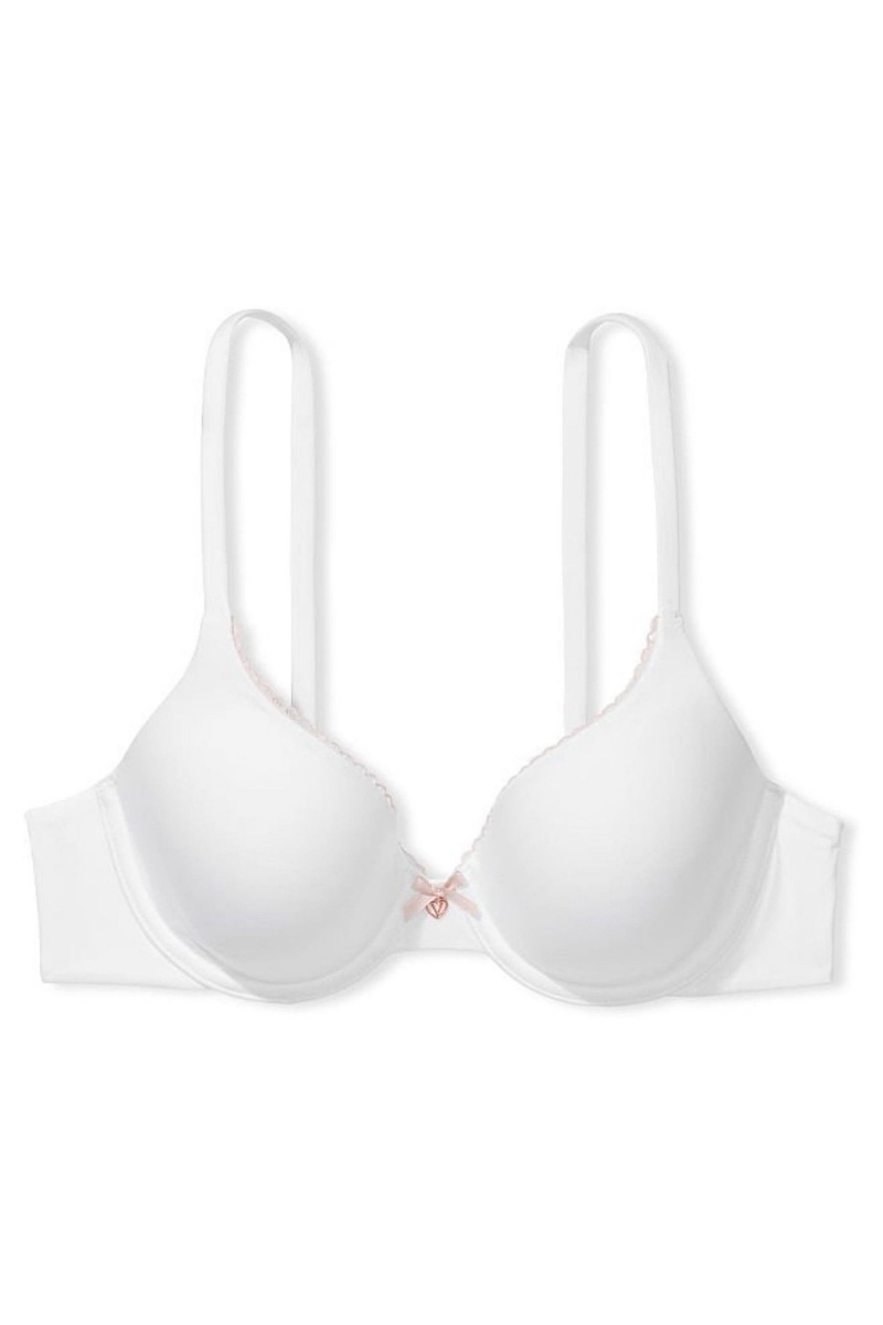 Victoria's Secret Body by Victoria Smooth Full Cup Push Up Bra Blanche | MVQF-47068