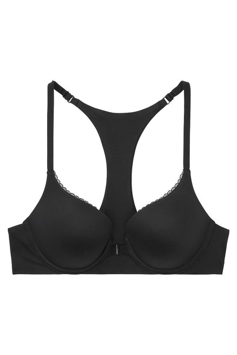 Victoria's Secret Body by Victoria Smooth Front Fixation Full Cup Push Up Bra Noir | PLXY-23147