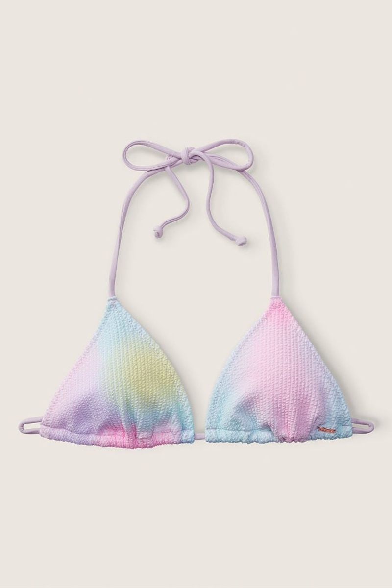 Victoria\'s Secret Crinkle Bikini Top Bleu | LPVW-91026