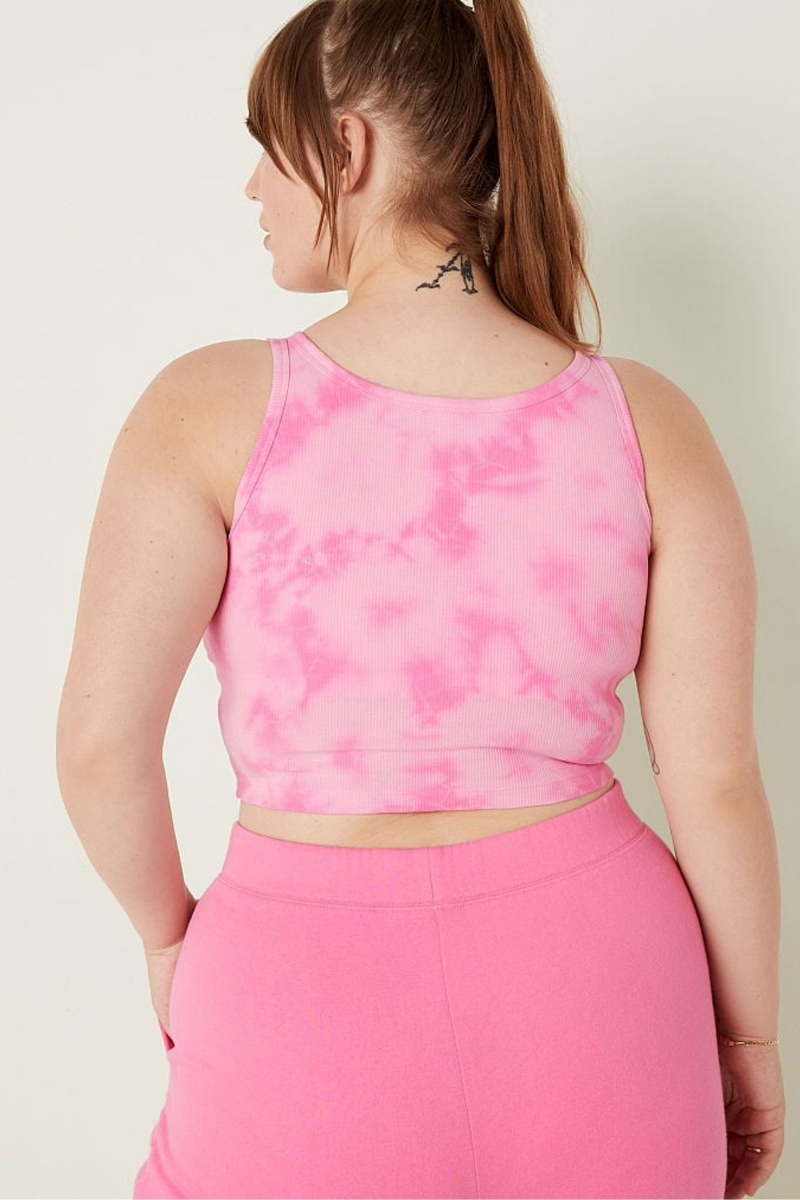 Victoria's Secret Crop Tank Top Rose | OPQW-39204