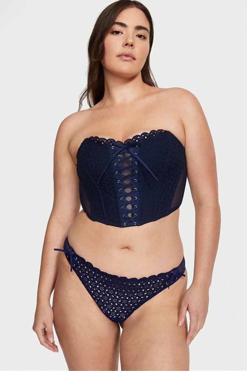 Victoria's Secret Dream Angels Dream Angels Eyelet Dentelle Up Strapless Bra Top Ensign | FYCQ-60537